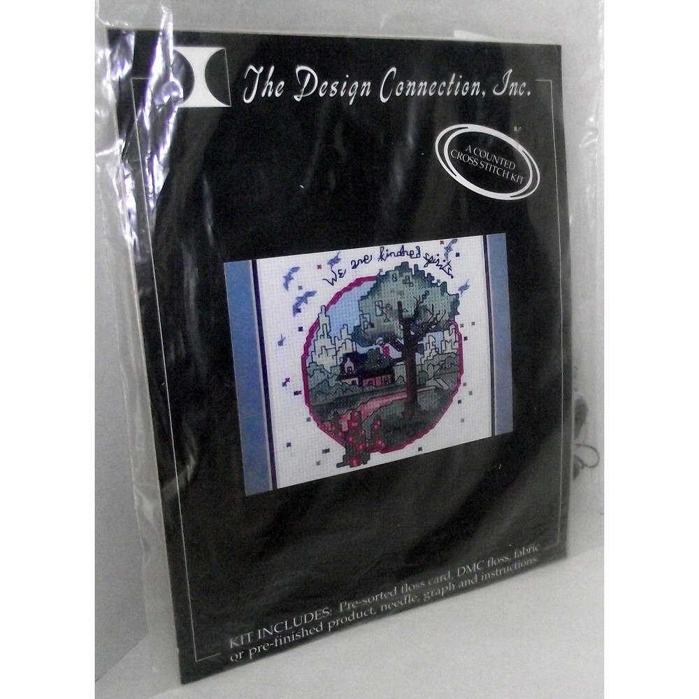 Kindred Spirits Counted Cross Stitch Kit Circle Landscape Friends Tree K5114 NEW